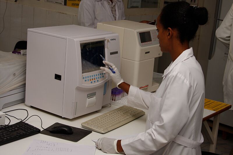 Dokter in ziekenhuis