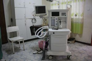 anesthesie-apparaat, Nieuw anesthesie-apparaat voor Sher Ziekenhuis